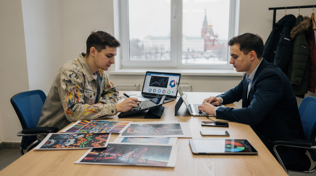 Кейсы внедрения AI и финтеха в работе художников и дизайнеров из России
